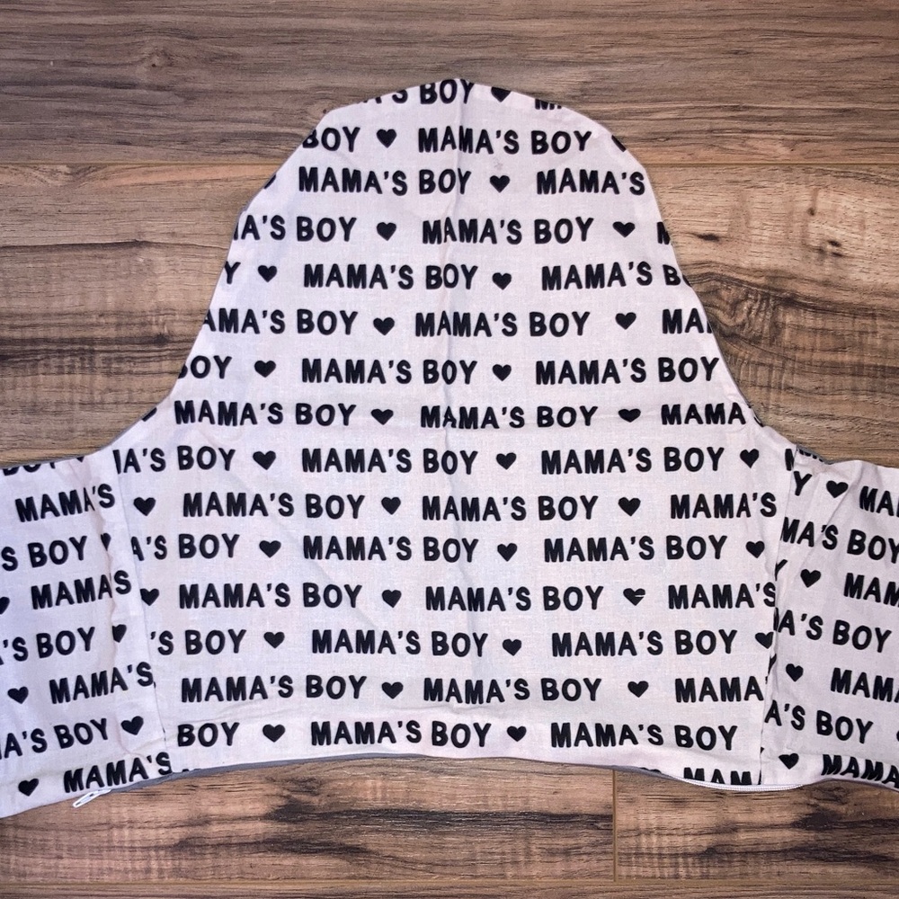 #174. 🆕 NWOT - Yeah Baby Goods - Mama's Boy High Chair Cushion Cover